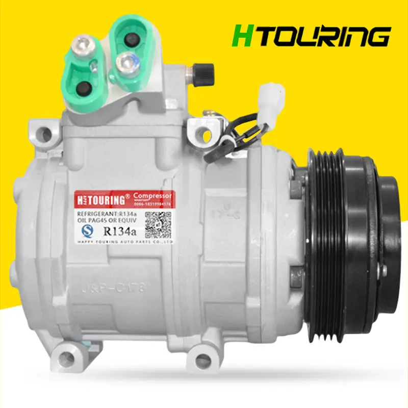 

For Car Toyota Hiace RZH 1993-2006 AC air conditioning Compressor 10PA17C 88320-26450 8832026450 4PK Cooling Pump 12V