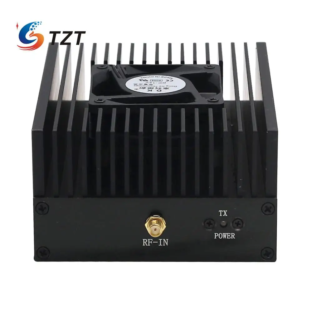 TZT 80W DMR DPM RP25 C4FM UHF 400-470MHZ Ham радио усилитель мощности интерфон