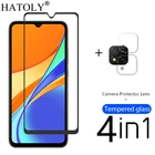 4в1 Защитное стекло для Xiaomi Redmi 9C закаленное стекло для Xiaomi Redmi 9C 9A 8 7A Note 8T 9S 7 Pro Защитная пленка для экрана камеры
