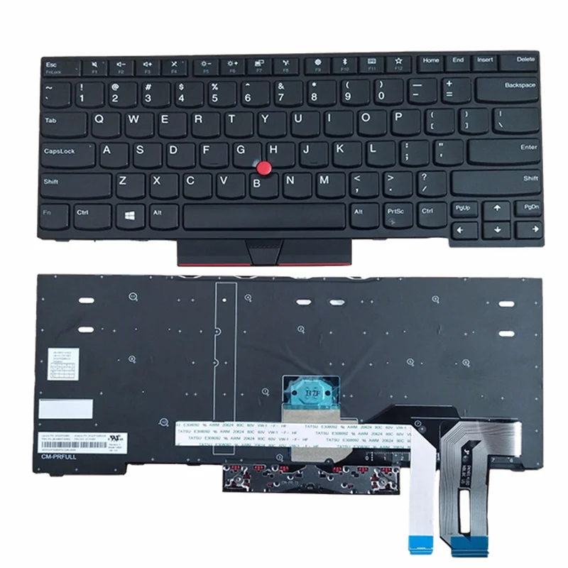 backlit english keyboard for lenovo thinkpad e480 e485 l480 l380 t490 e490 e495 l490 t495 yoga l390 t480s p43s 01yp360 us free global shipping