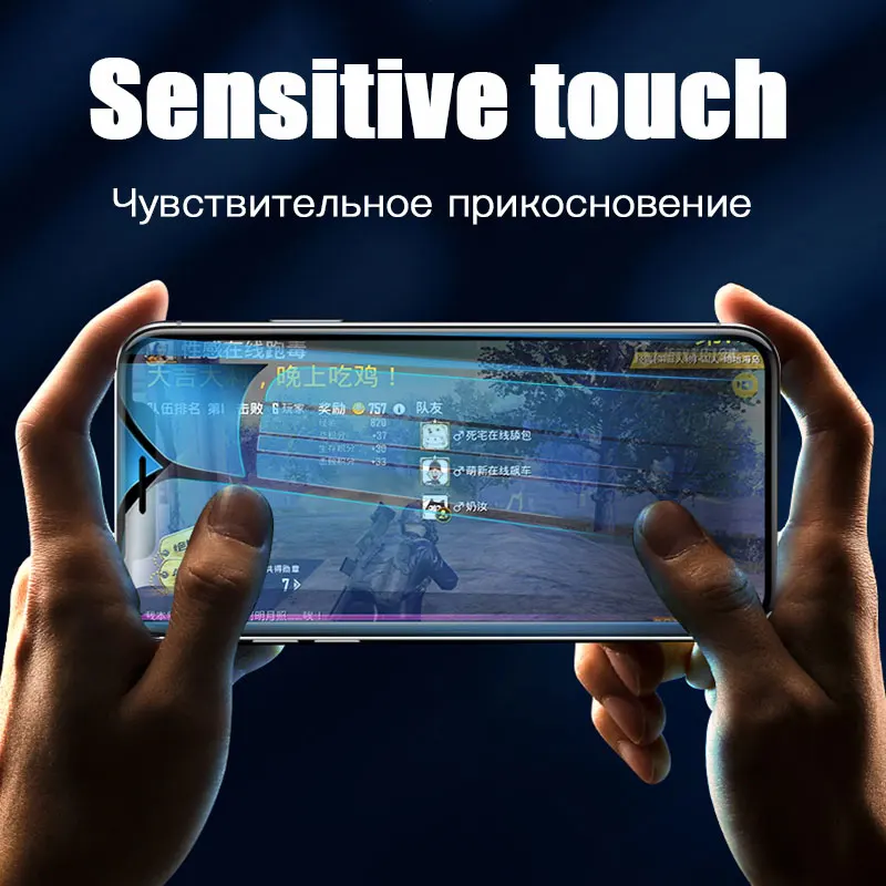 2 шт полное покрытие стекло на iPhone X XS Max XR закаленное для 7 8 6 6s Plus 5 5S SE 2020 11 Pro защита