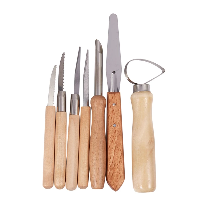 AYHF-45Pcs гончарные инструменты Глиняная Лепка резьба набор инструментов содержит