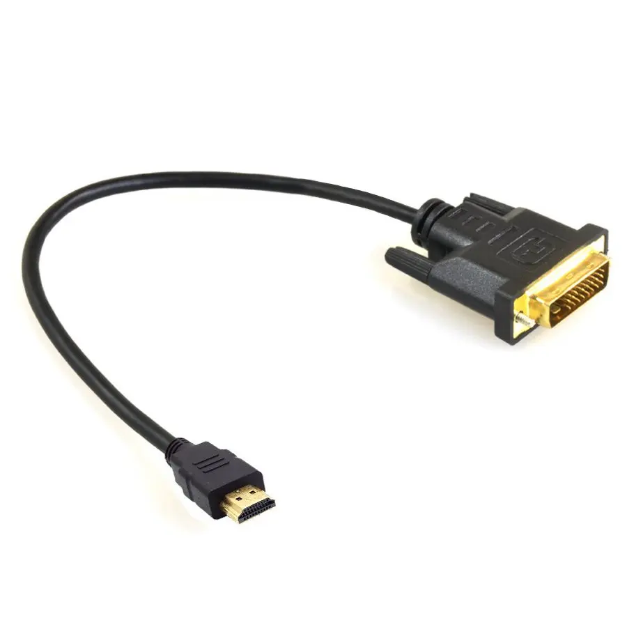 HDMI к DVI-D видео кабель адаптер Мужской DVI HDMI-DVI 1080p для ЖК-и светодиодный мониторов с