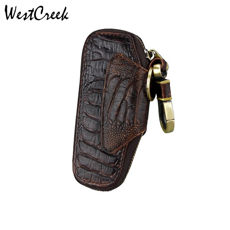 

Футляр для ключей в стиле ретро с изображением крокодиловой кожи