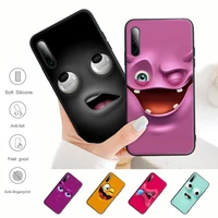 3d funny face black silicone mobile phone cover for samsung j4 j6 j5 j7 2016 note 5 8 9 10 lite plus 20 ultra case