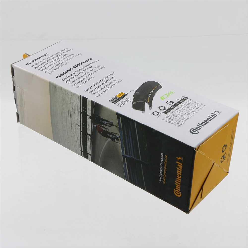 Складная шина для дорожного велосипеда Continental Ultra Sport III 700x2 3/25 черная 1
