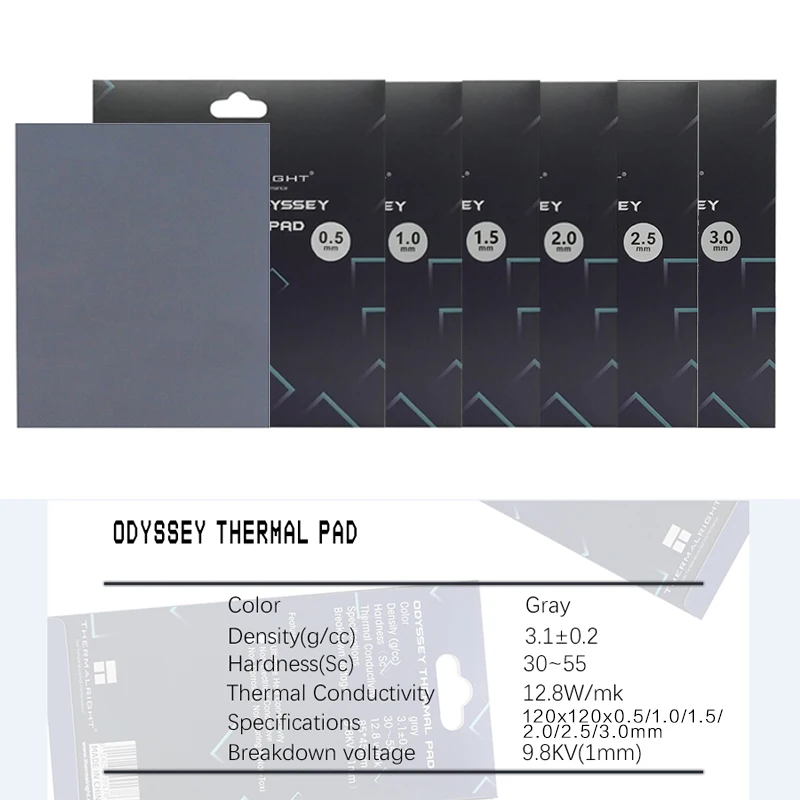 Теплопроводящая прокладка 15 Вт/мК для компьютера ноутбука ЦПУ видеокарты |