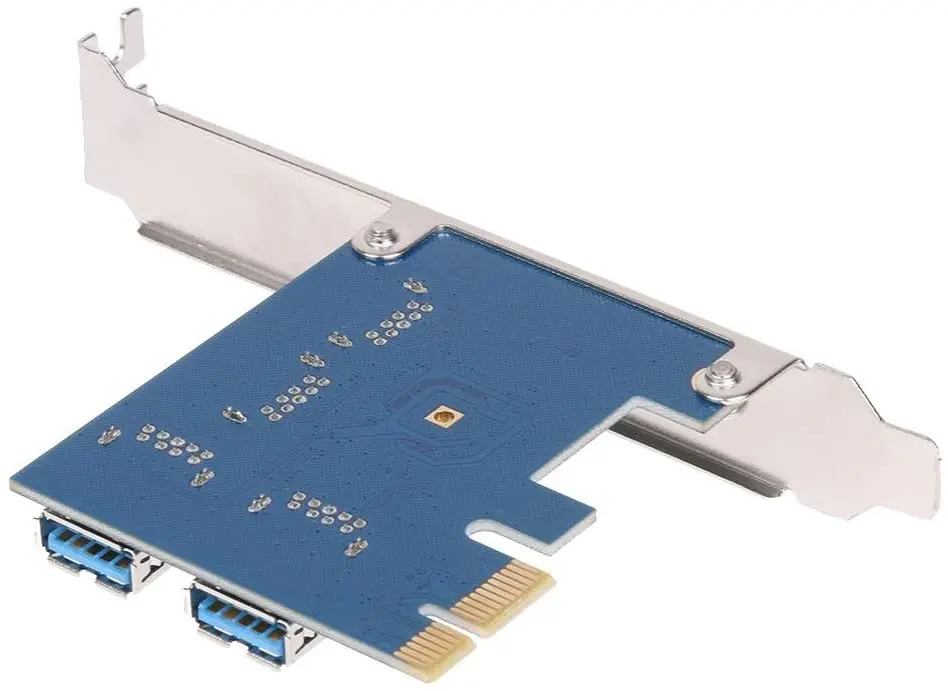 PCIE PCI E Экспресс Райзер карта 1x до 16x1 4 USB 3 0 слот усилитель концентратор адаптер для