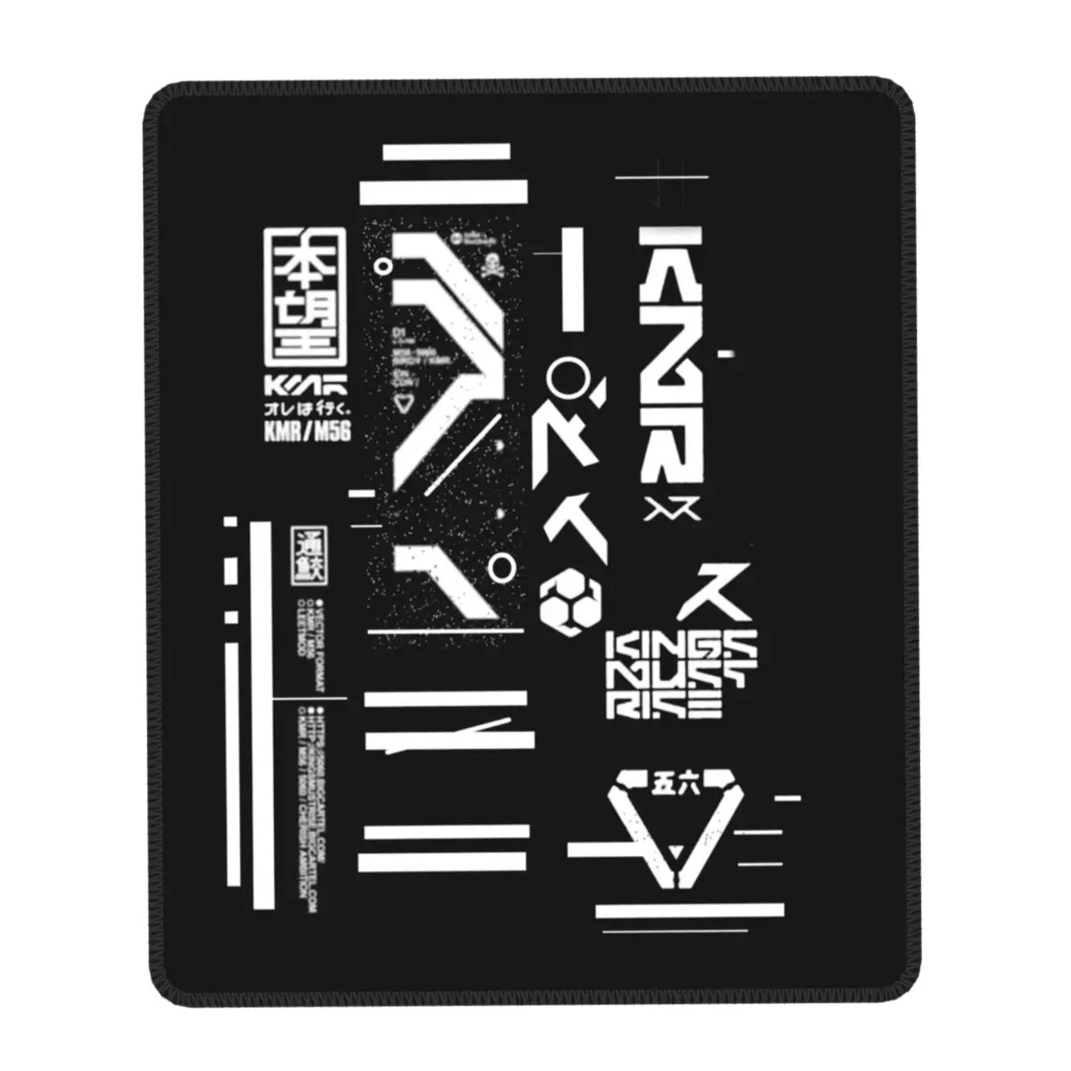 

Kings Rise Techwear X503 Computer Mouse Pad Soft Mousepad Non-Slip Rubber Future Tech Street Wear Style Mouse Mat for Gamer
