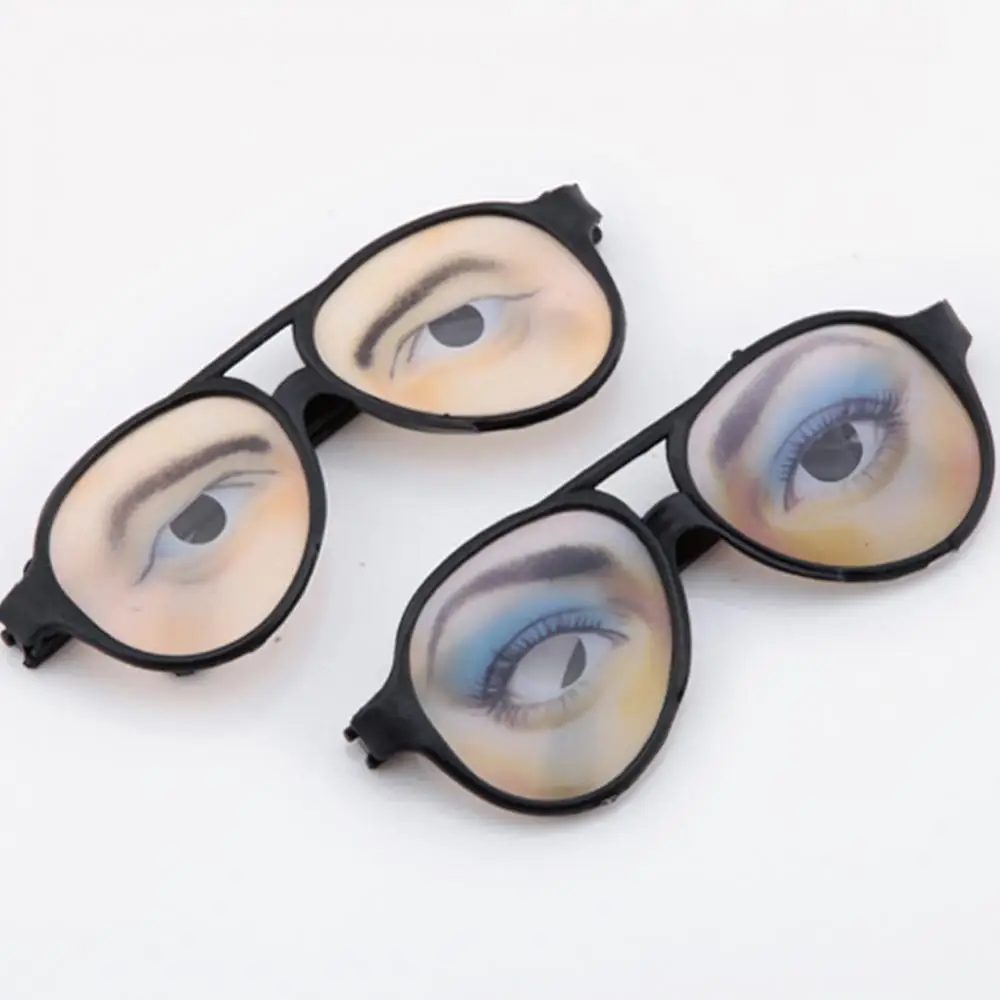 Joke Funny Fake Eyes Disguise Glasses for Masquerade Halloween Costume Party