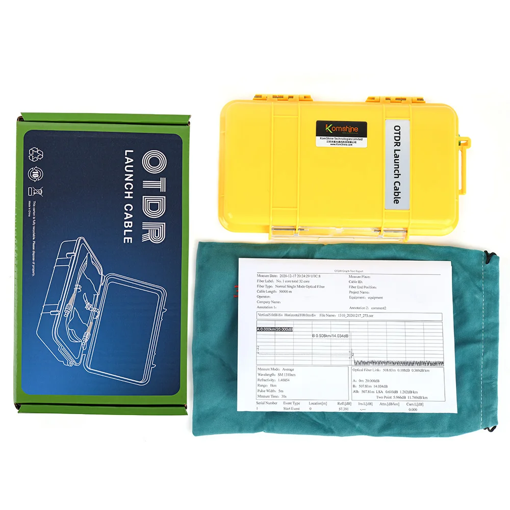 SC-UPC/FC-UPC SM 1310/1550nm OTDR мертвая зона Eliminator волокно кольца волоконно-оптический Старт
