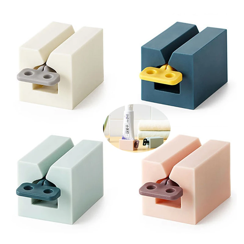 

1Pcs Home Plastic Toothpaste Squeezer Tube Easy Dispenser Rolling Holder Bathroom Supply Face Wash Squeezer Accessories