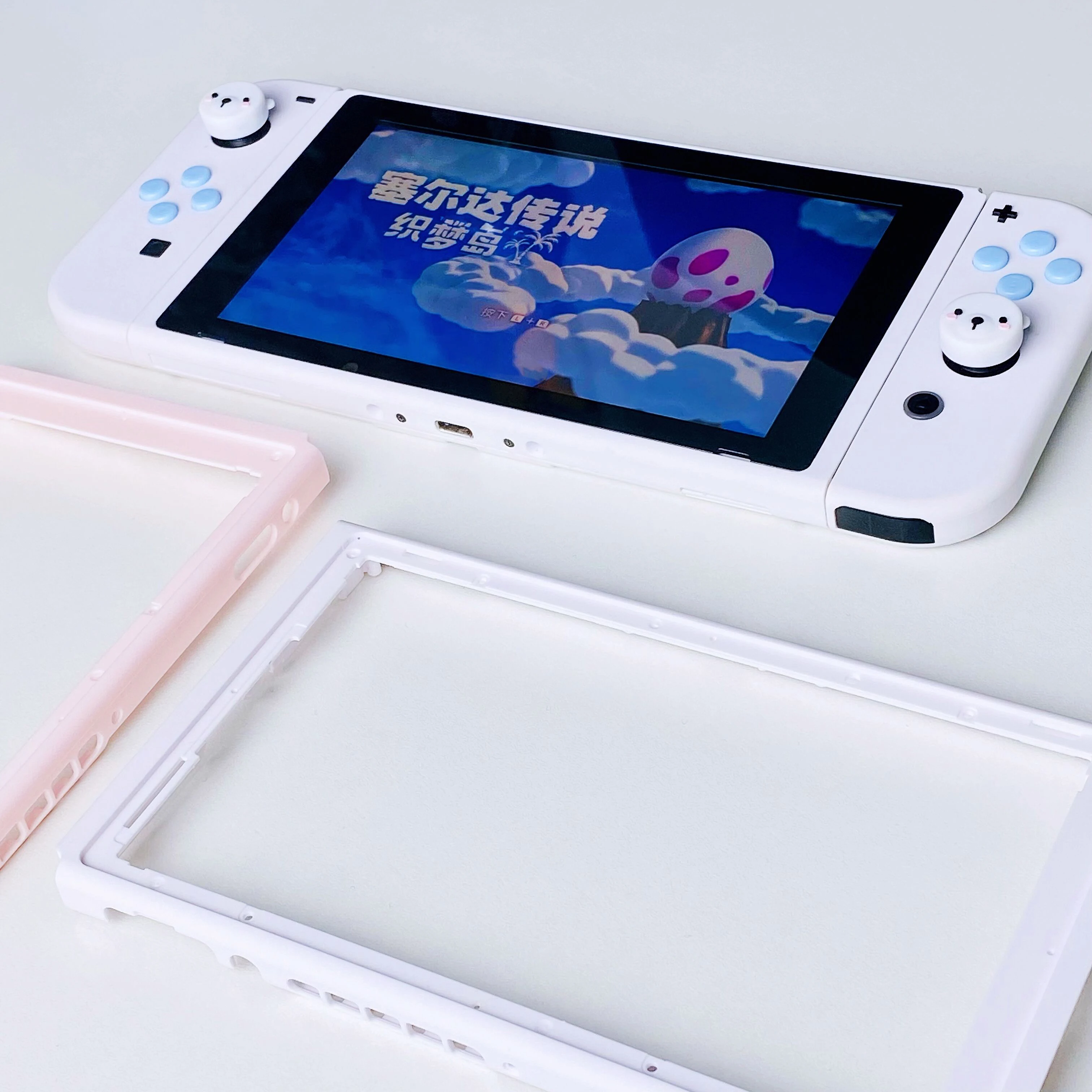Для Nintendos консоль NS средний корпус Корпус чехол Крышка панель переключатель