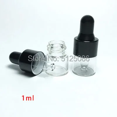 100 шт 1 мл 2 3 5 маленький прозрачный флакон для духов образец капельницы эфирного