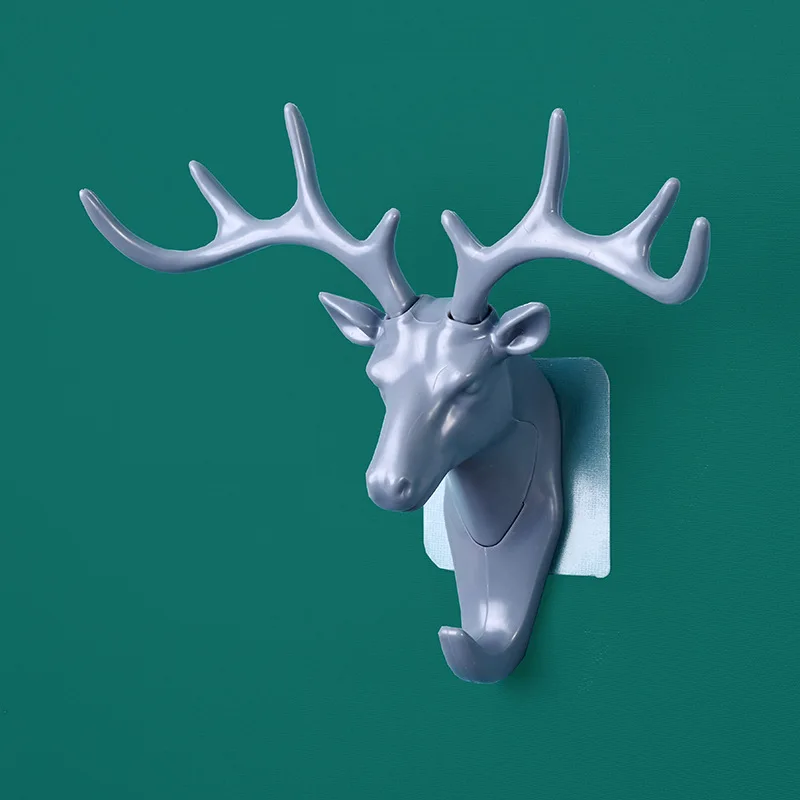 Настенный крючок для ключей винтажный рог оленя домашний декор подвешивания