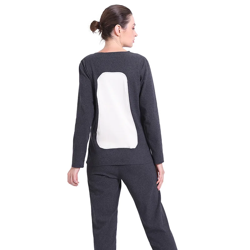 Никаких следов осень-зима Derong размера плюс 7XL Long Johns тонкого бархата Шелковый патч