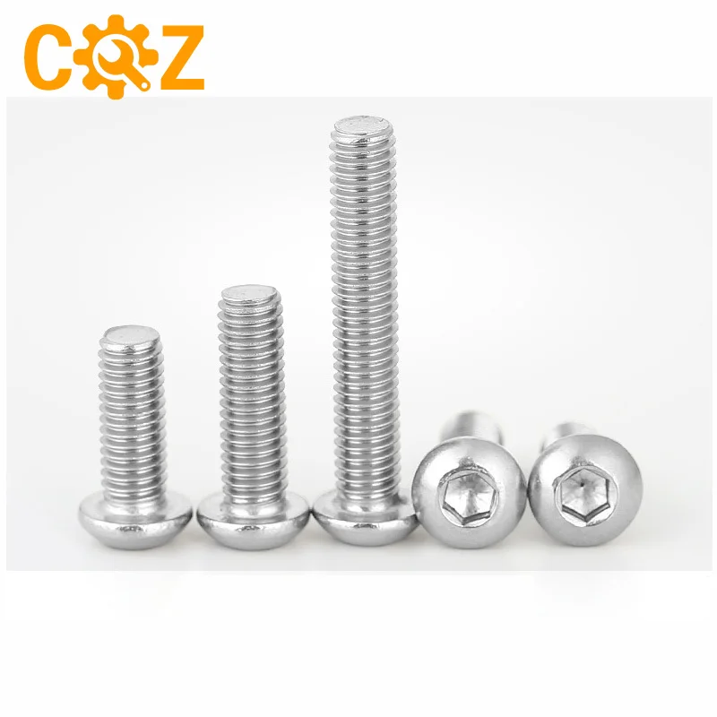 10 шт. UNC # 24 1/4 20 США грубая резьба 304 A2 70 из нержавеющей стали Шестигранная головка