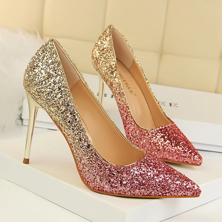 

New Fashion Women High Heels Shallow Stiletto Wedding/Party Lady Pumps Spring/Summer Sandals Classic Female Shoes Woman Footwear