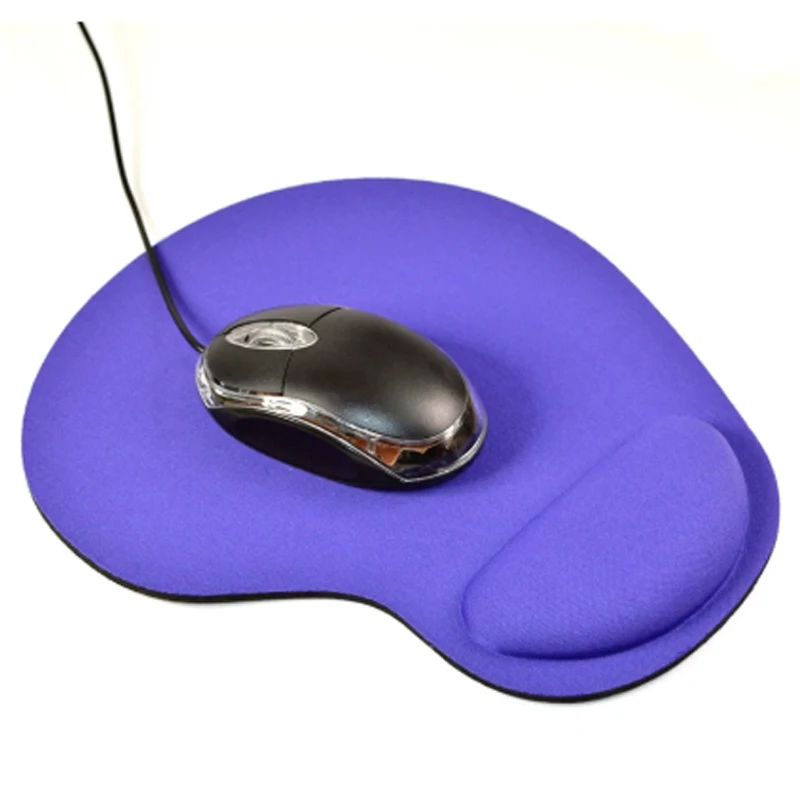 Коврик для мыши с подставкой запястья ноутбука нескользящий гелевый поддержка