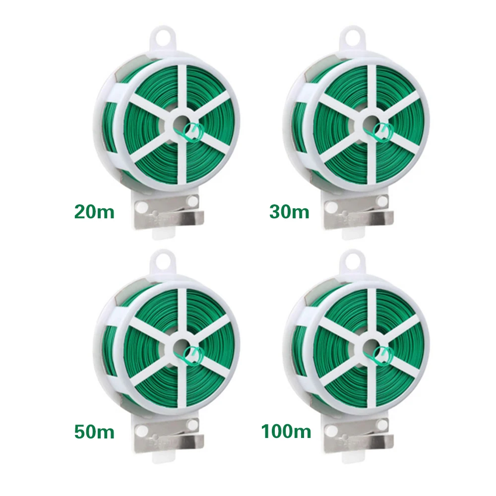 20-100 м нейлоновые садовые Цветочные кабельные стяжки силовая проволочная петля