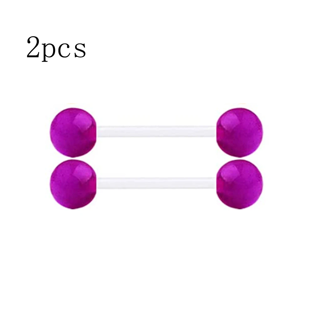 Женское кольцо 14G гибкий стержень для пирсинга языка фиксатор работы в хирургии