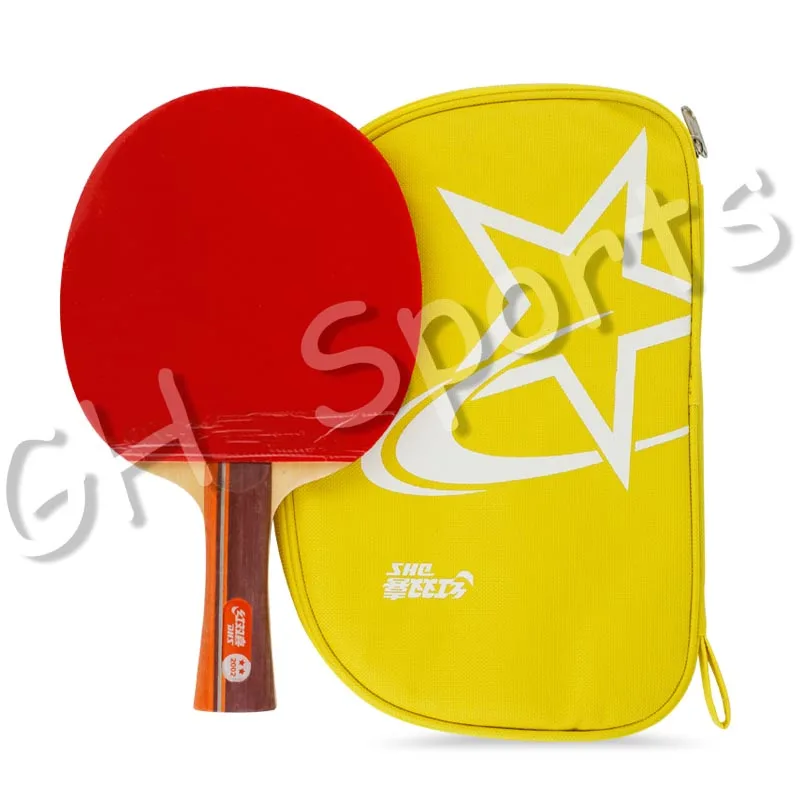 Ракетка для настольного тенниса DHS 2 звезды с резиновым покрытием|Ракетки