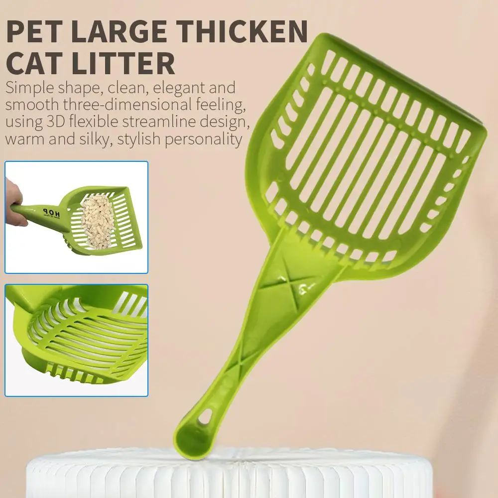 

Cat Litter Scoop Pet Supplies Cleaning Tool Useful Litter Scoop Sanitary Plastic Convenient Care Poop Scoop Training Sand