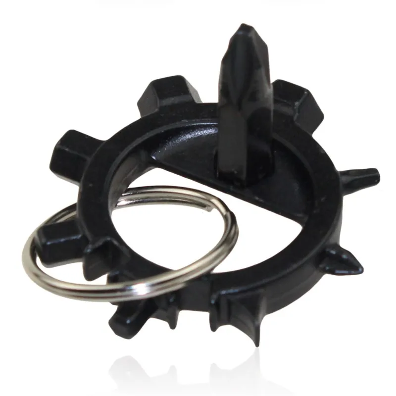 Многофункциональный мультитул универсального назначения для ремонта велосипеда наружного использования с открывалкой для бутылок, кольцом для гаечных ключей Аллен.