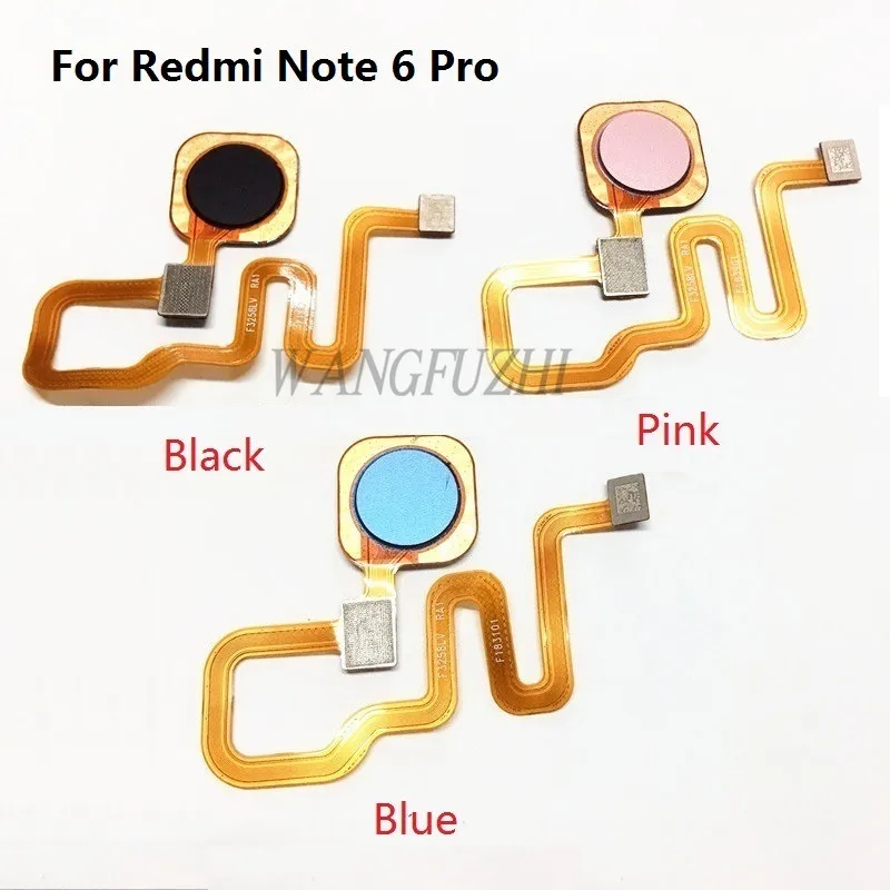 

WANGFUZHI Original Fingerprint Scanner Flex Cable Replacement Part for Xiaomi Redmi 6 Pro, for Redmi Note 6 Pro