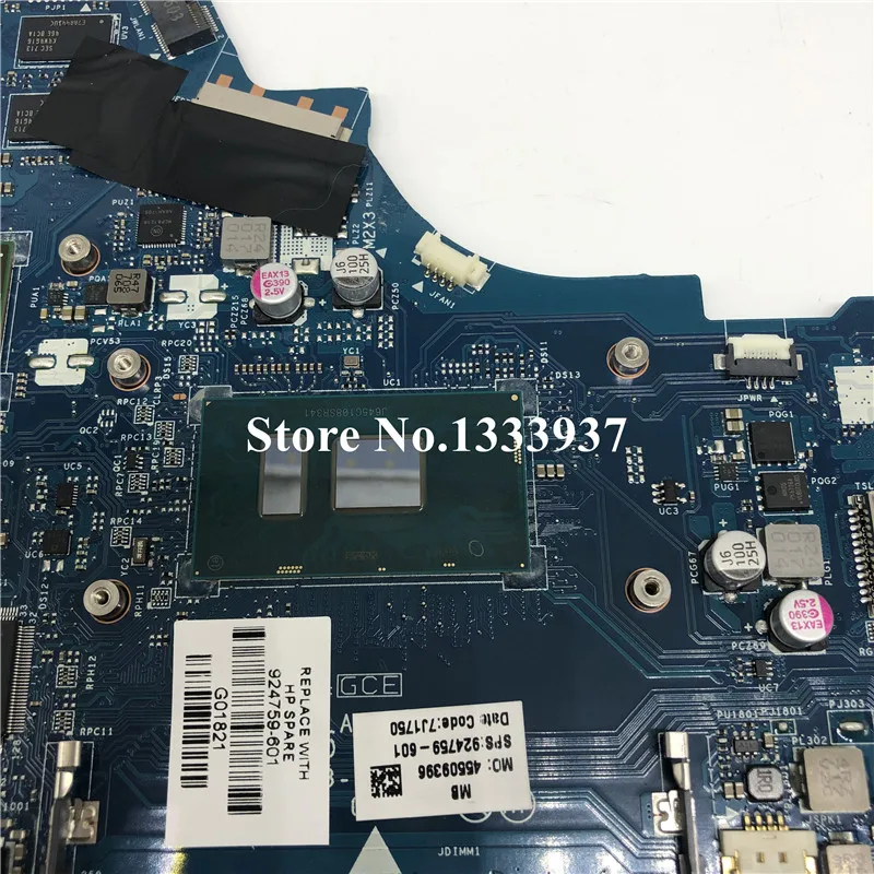 Billig Für HP 15-BS Laptop Motherboard CSL50/CSL52 LA-E801P I7-7500U 924759-601 924759-001 928642-501 928642-001 Mainboard