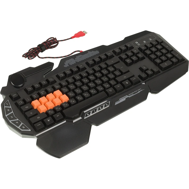 Клавиатура A4 Bloody B318 черный USB Multimedia for gamer LED|Клавиатуры| |