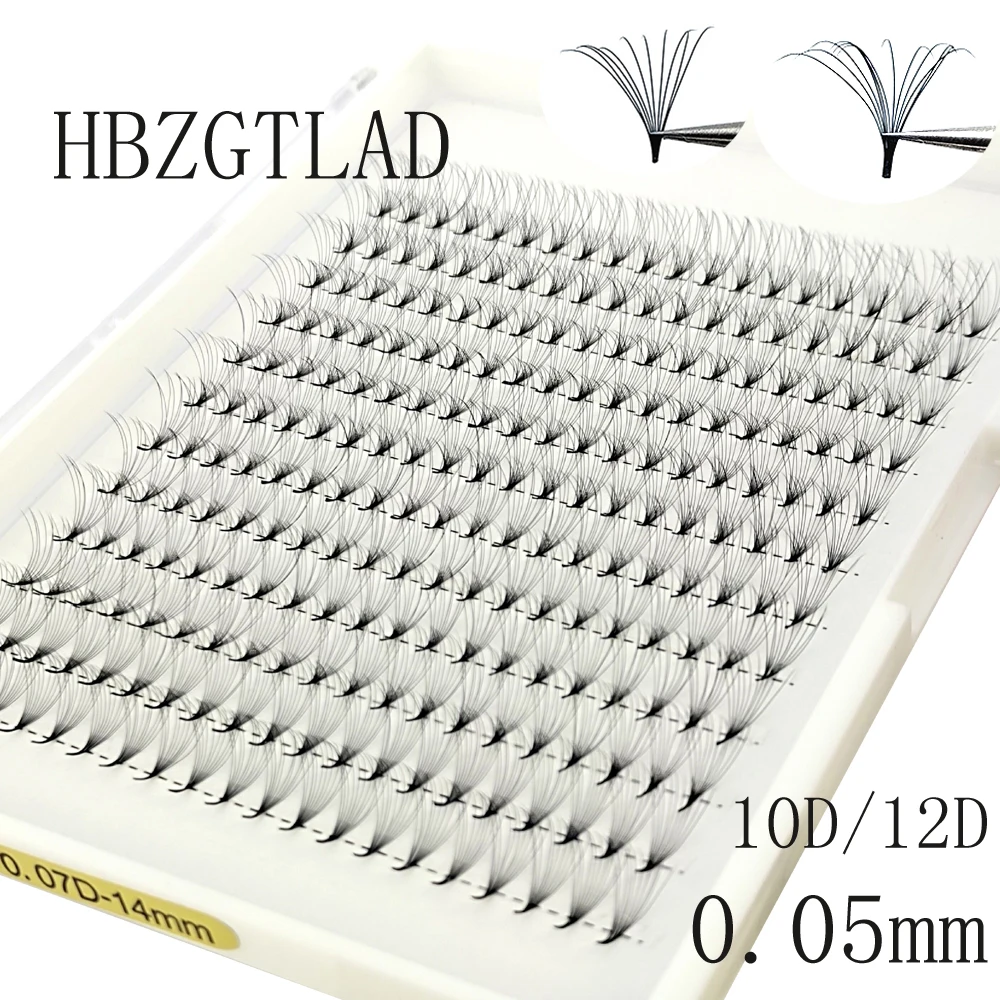 8D/10D/12D русские объемное наращивание ресниц промежуточные Стволовые