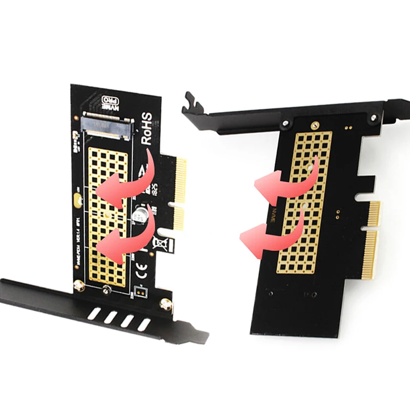 

SK4 M.2 NVMe SSD NGFF TO PCIE X4 adapter M Key interface card Suppor PCI Express 3.0 x4 2230-2280 Size m.2 FULL SPEED good
