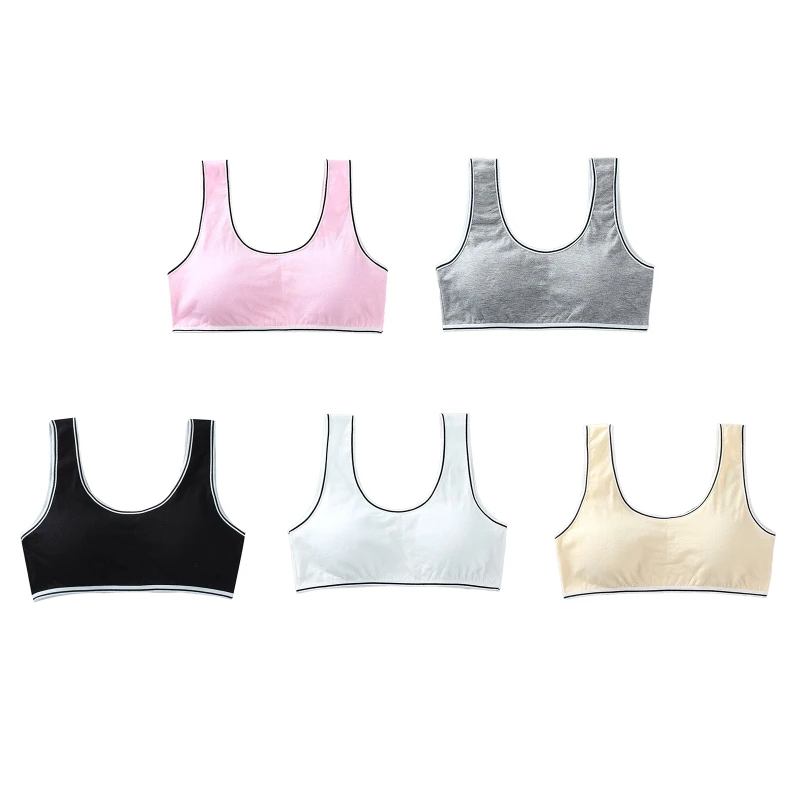 

Young Girls Bra Breathable Underwear Lingerie Teens Training Bra Vest Teenage Puberty Undercloth for Children Teenager 8-18 Old