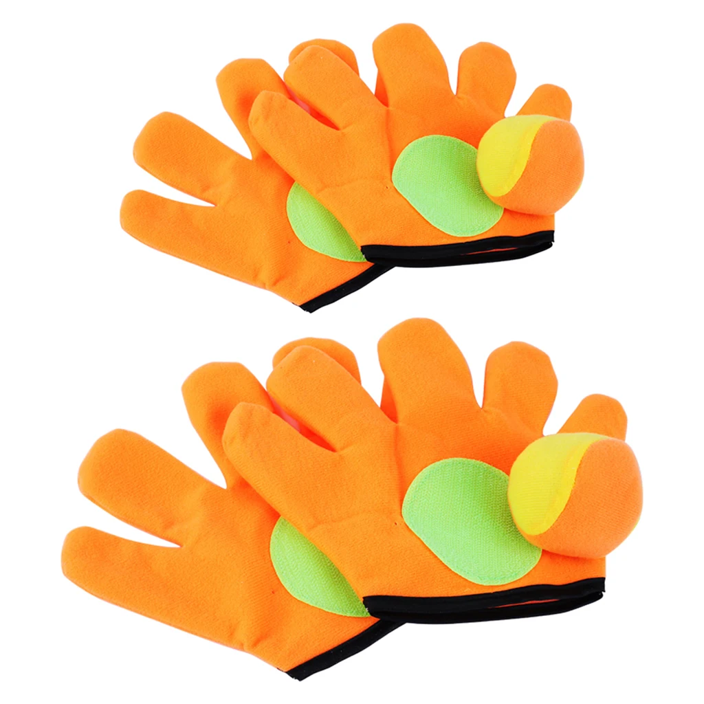 

1 Set Kids Sucker Sticky Ball Toy Sports Catch Ball Game Set Throw and Catch