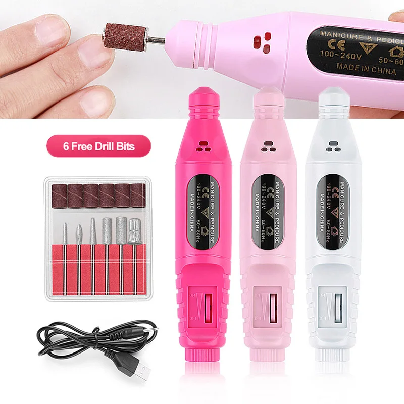 Ladymisty 1 Набор Профессиональный Электрический дрель для ногтей набор маникюрный