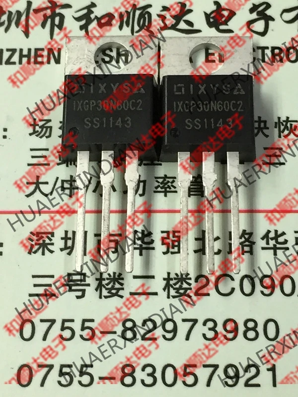 20 шт./лот новый оригинальный IXGP30N60C2-220 с изолированным затвором (IGBT) 600V 30A |