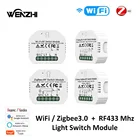 Светильник еля света Wi-Fi Zigbee 3,0 RF 433 МГц, реле автоматизации, беспроводной пульт дистанционного управления Smart Life Tuya Alexa Google Home Mose