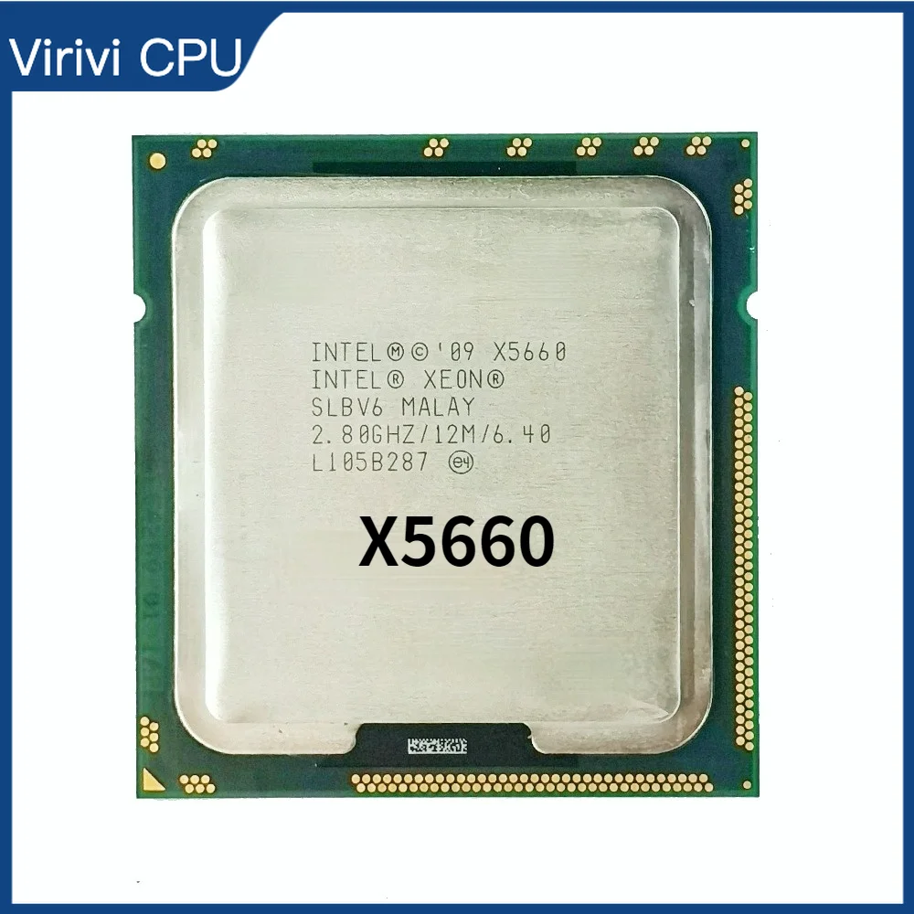 

x5660 2.8GHz 12M 6 Core 12 Thread 95w LGA 1366 Processor Server ddr3 ram memory