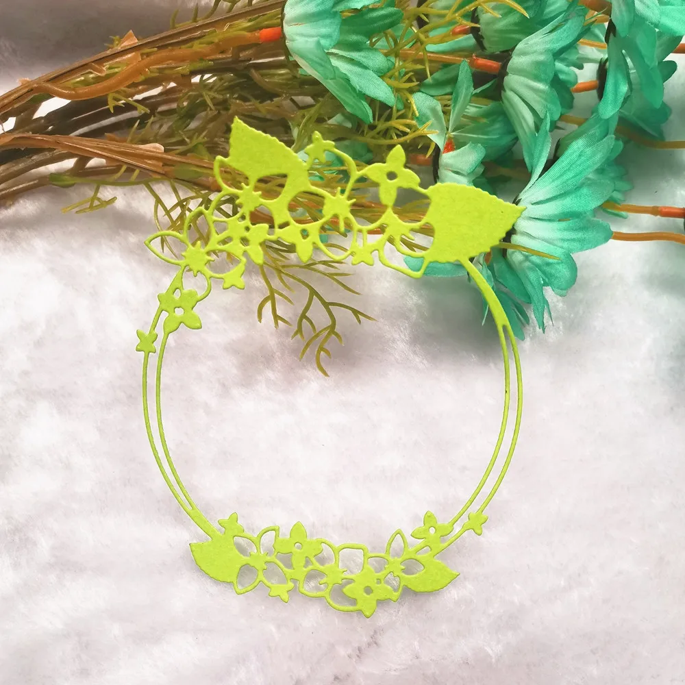 Цветочный венок штампы для скрапбукинга рельефный креативный нож рукоделия