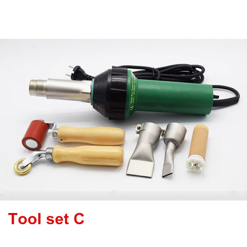 Бесплатная доставка 1600 Вт пластиковый пистолет для сварки горячим воздухом с