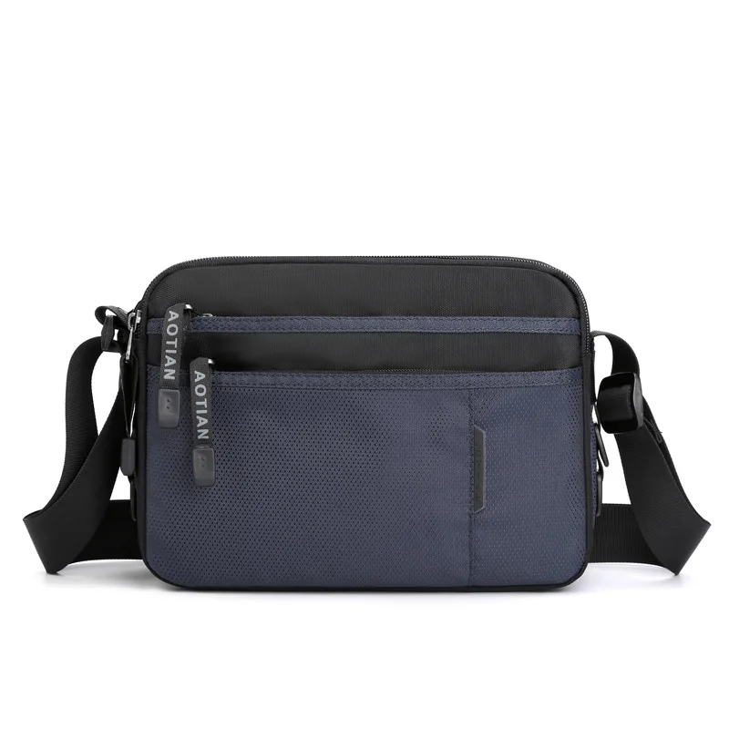 Multiple Pockets Oxford Shoulder Bags Men Messenger Super Light Zippers Minimalism Style Crossbody Bags Multifunction Brief