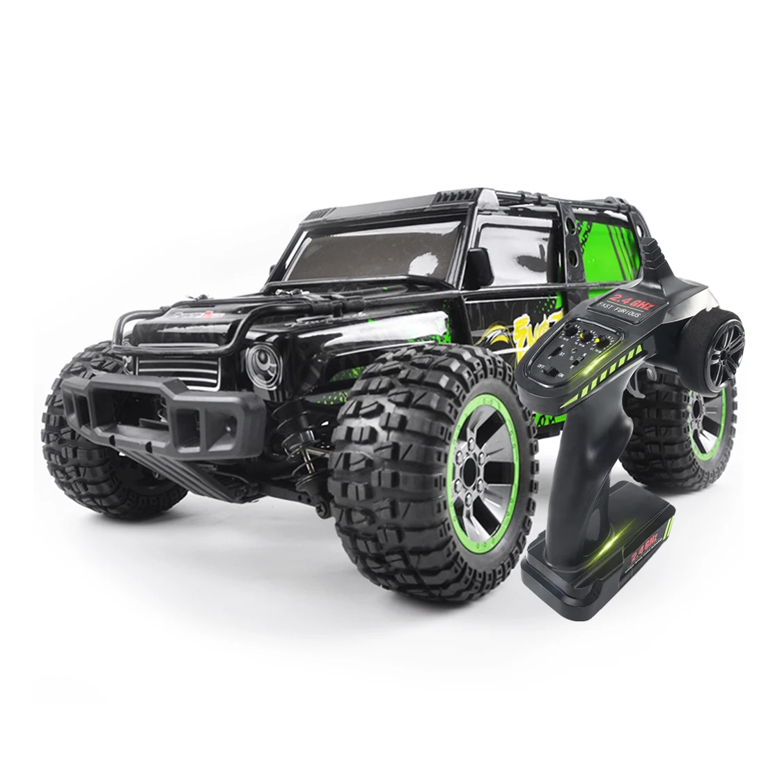 

ENOZE / 9204E 1/10 2.4G 4WD RC Car Electric Full Scale Remote Control Off-road Vehicle 40KM/H High Speed RC Car - Green