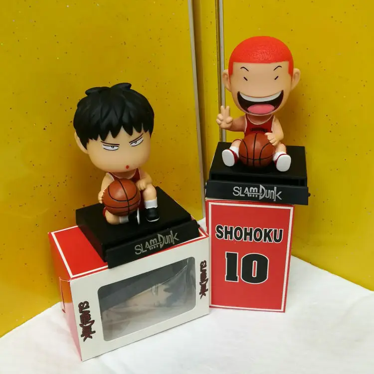 Slam Dunk Hanamichi Sakuragi Rukawa Kaede Q ver ПВХ Фигурки игрушки украшение автомобиля подарок на