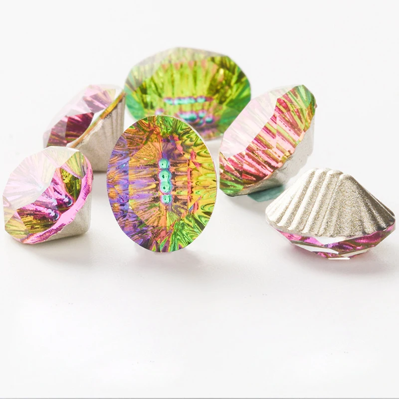 Новинка 2020 мистические Необычные камни овальные Стразы Хрустальные стеклянные с