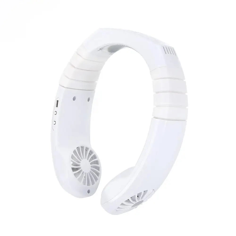 

2020 NEW gadget Mini Fan Hands-free Neck Hanging USB Fan Rechargeable Mini Air Cooler Summer usb gadgets