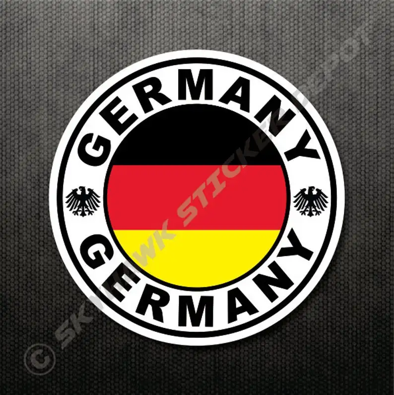 Фото 4 &quotнаклейка с немецким флагом Виниловая наклейка на Macbook Air автомобиль ноутбук