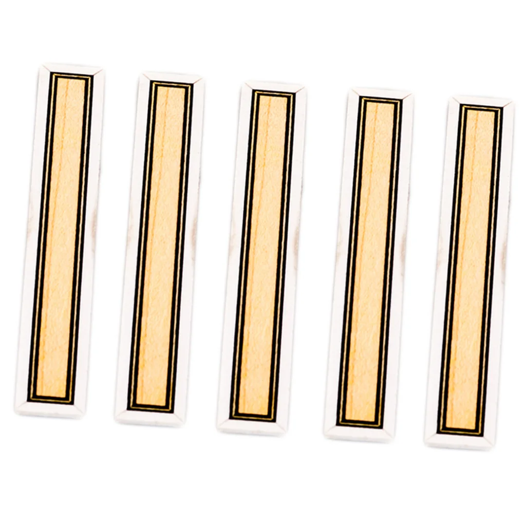 5 шт. Классическая гитара мост галстуком бабочкой блоки деревянный декор для