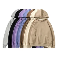 2021 hot polo hoodies solid color korean style autumn and winter new fashion loose thick zip up hoodie couples