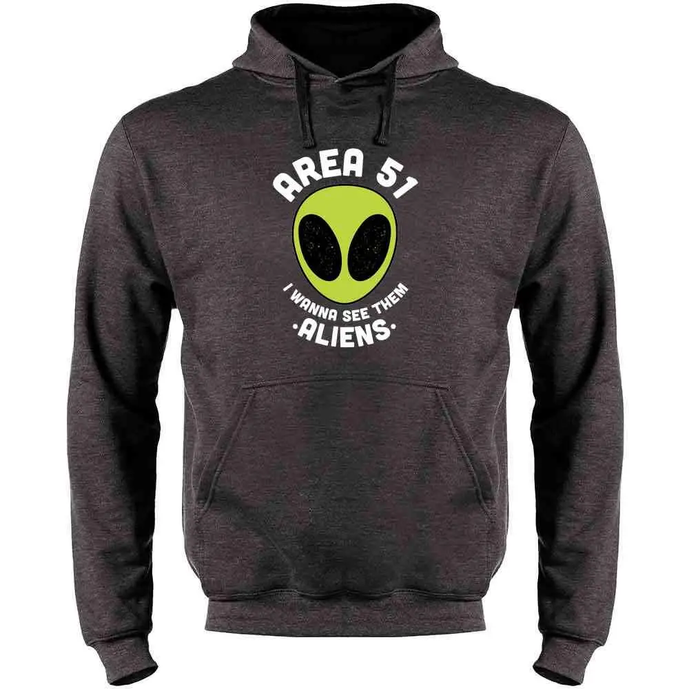 Штормовая зона 51 я хочу увидеть их пришельцы Забавный мем Толстовка толстовки